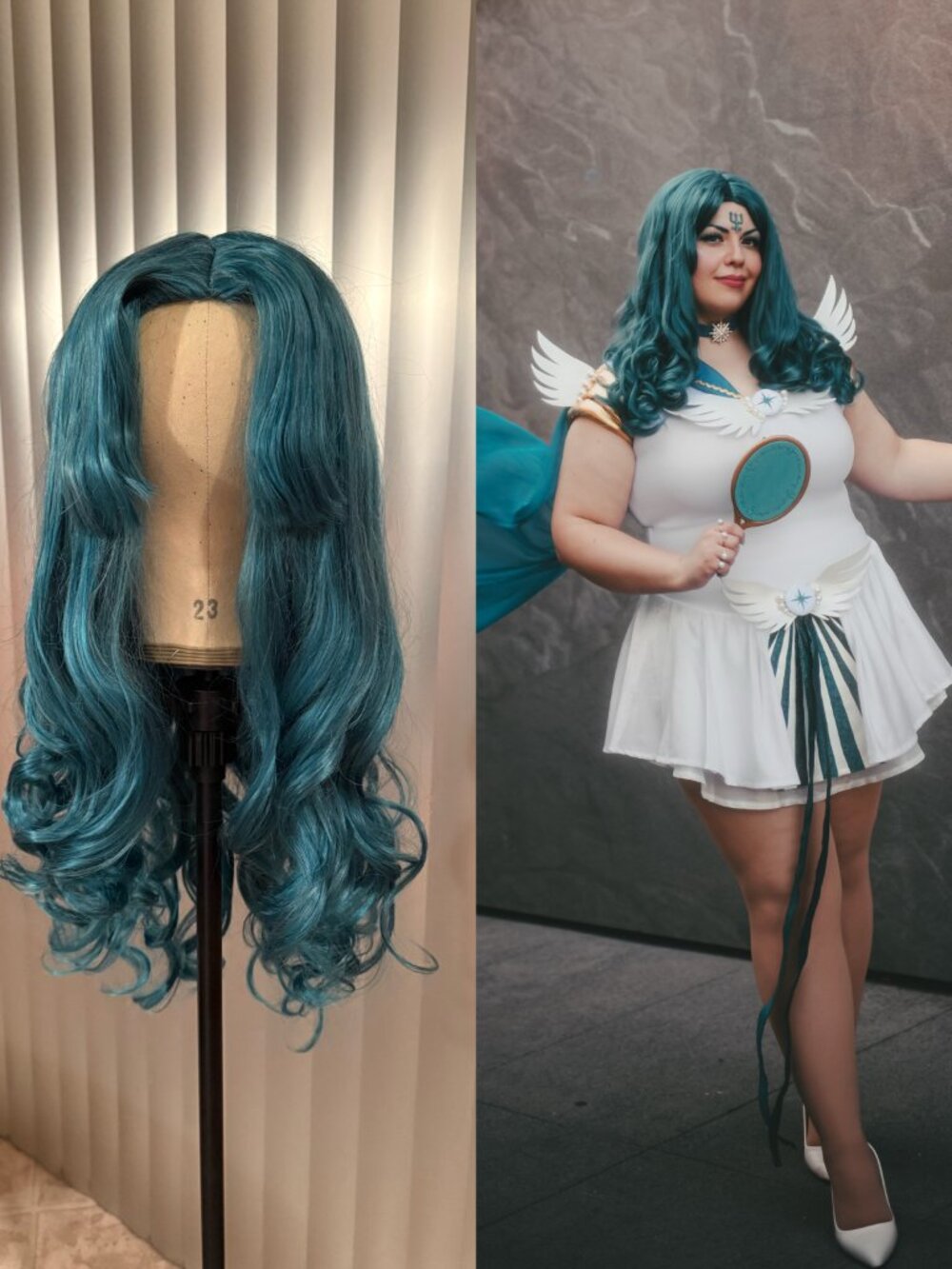Arda Wigs Grace Classic in Mako Green - Cosplay or Halloween Wig